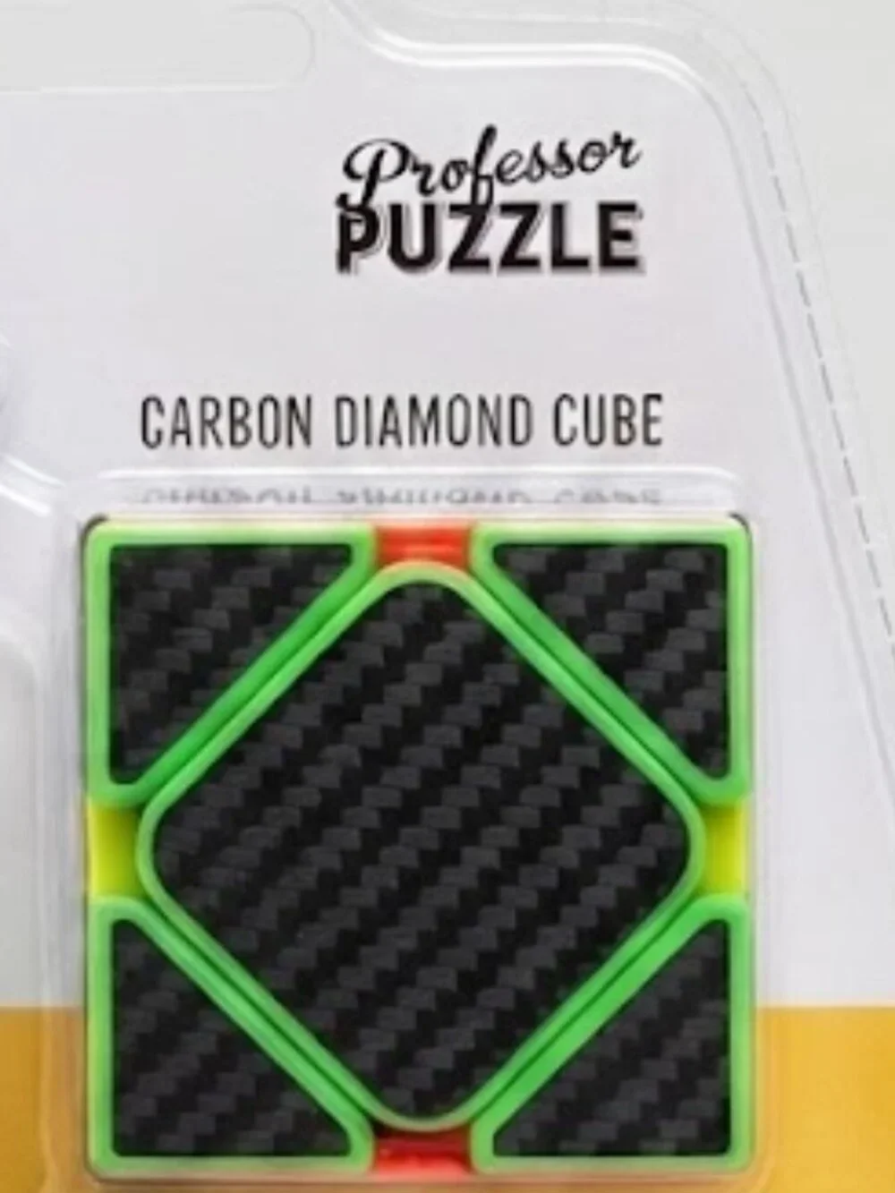 Professor Puzzle Twisted Cubes Double Pack | 3x3 Classic & Carbon Diamond Cube
